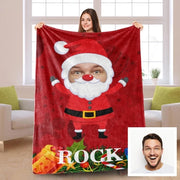 New Custom Christmas Photo Blanket