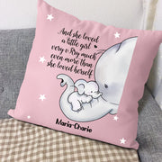 Custom Name Elephant Pillowcase