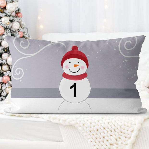 Personalized Snowman Family Pillowcase With Name