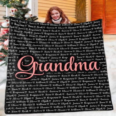 Personalized BLANKET with Nickname & Kids Names