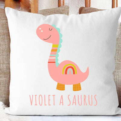 Personalized Dinosaur Name Pillowcase, Custom Dinosaur Kids Bedroom Decor VI