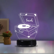 Personalized phonograph acrylic light