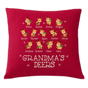 New Custom Name Little Deers Pillowcase, Merry Christmas!