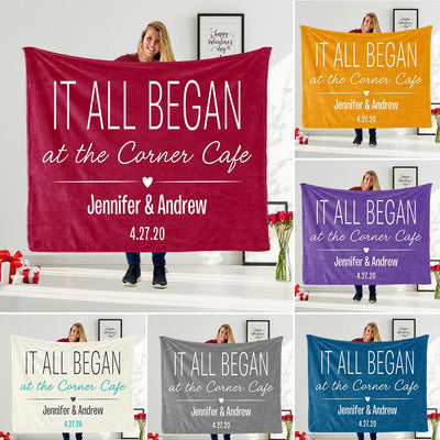 Personalized To My Other Half Blanket, Valentine‘s Day Gift Idea