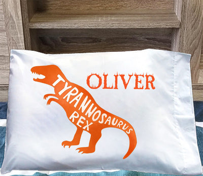 Custom Name Dinosaur Children's Pillowcase Ⅰ
