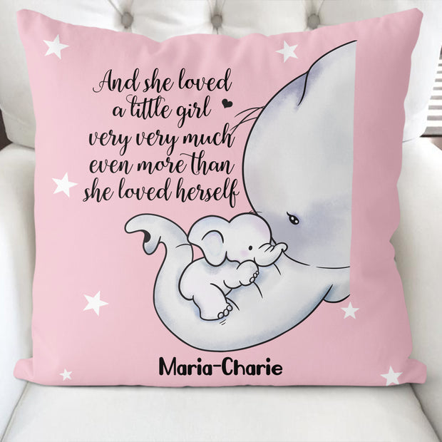 Custom Name Elephant Pillowcase