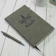 Personalized Unicorn Leather Journal,Christmas Gift，Custom Name Gift