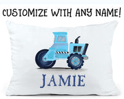 Custom Name Construction Truck Children's Pillowcase V