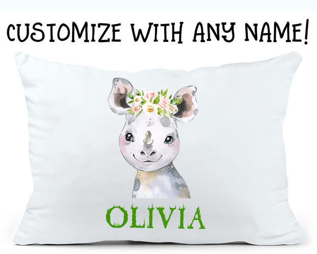 Custom Name Animal Children's Pillowcase III