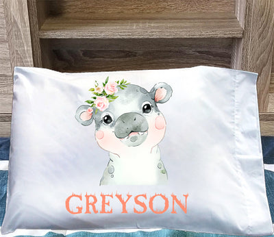 Custom Name Animal Children's Pillowcase VI