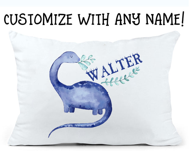 Custom Name Dinosaur Children's Pillowcase X
