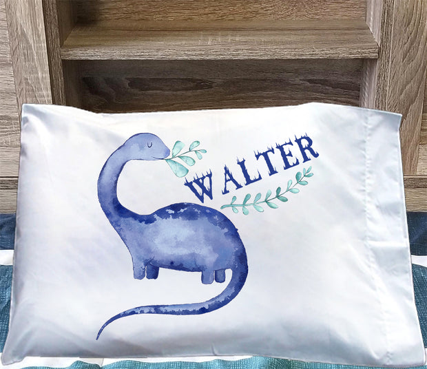 Custom Name Dinosaur Children's Pillowcase X