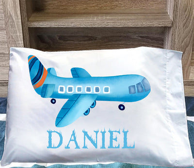 Custom Name Air Plane Children's Pillowcase III