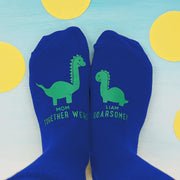 Personalized Mummy and Me Dinosaur Women’s Socks III