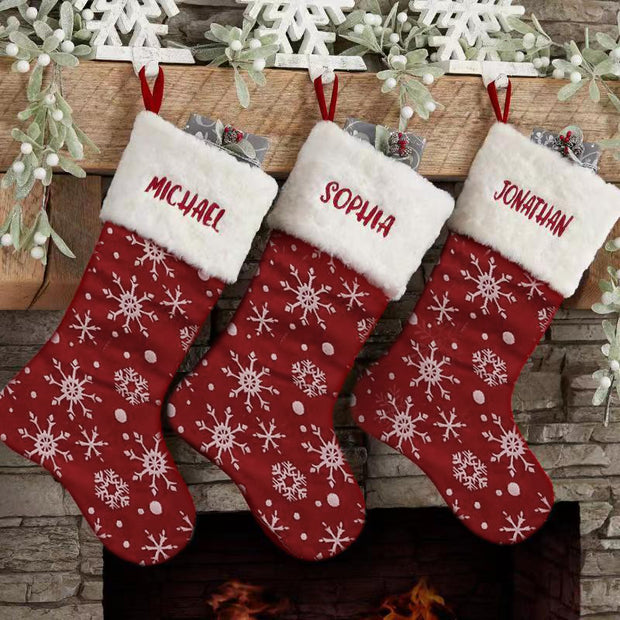 New Santa Belt Personalized Christmas Stocking