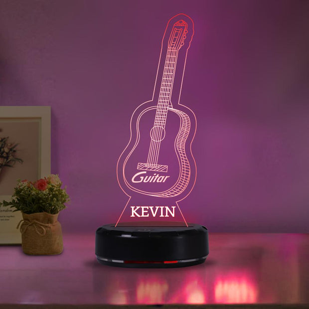 Custom Name Guitar Acrylic Night Lights II