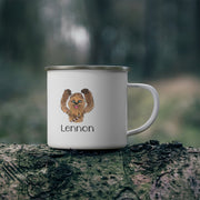 Personalized Name  Kid's Enamel Campfire Mug -Made in USA